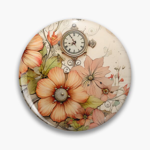 Item preview, Steampunk Flowers on old Manuscript designed and sold by BrandonArtWorld.