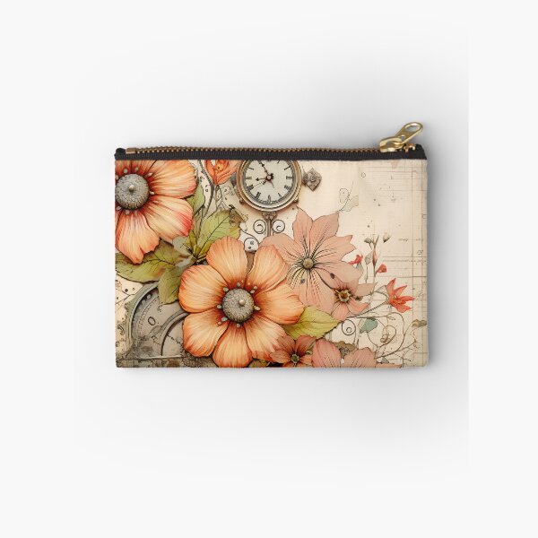 Item preview, Steampunk Flowers on old Manuscript designed and sold by BrandonArtWorld.