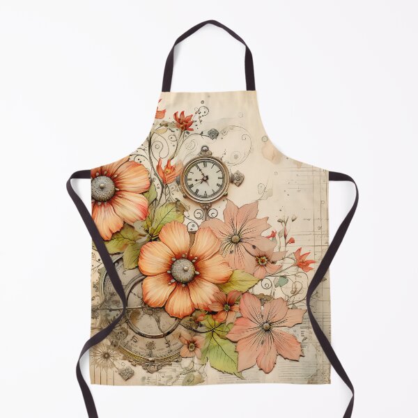 Item preview, Steampunk Flowers on old Manuscript designed and sold by BrandonArtWorld.