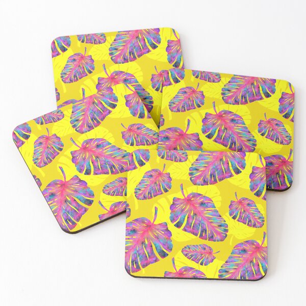 Item preview, Neon Leaf [Monstereo] on Mustard Yellow designed and sold by RC-aRtY.