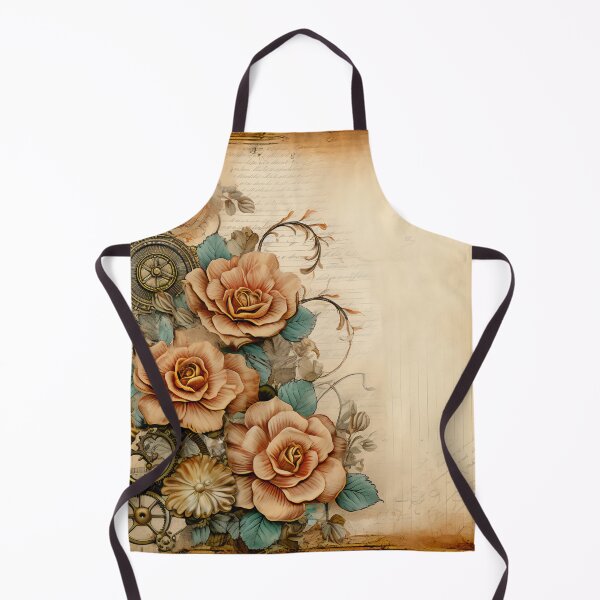 Item preview, Steampunk Flowers on old Manuscript designed and sold by BrandonArtWorld.