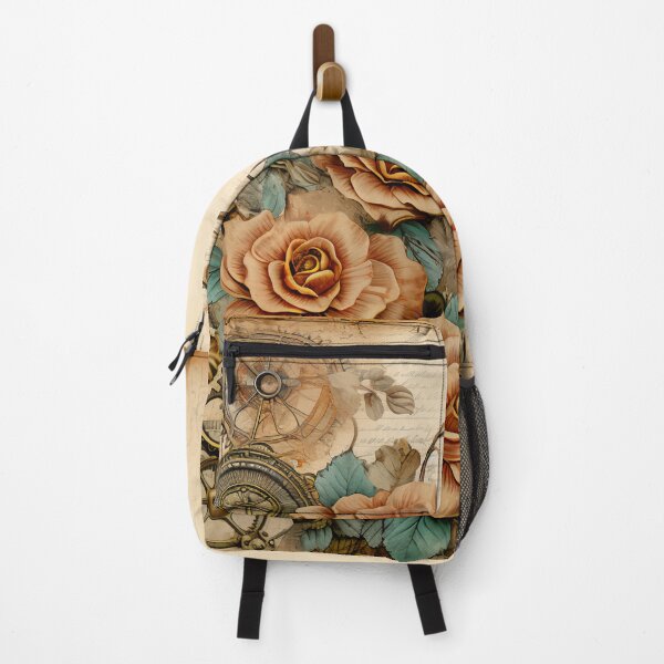 Item preview, Steampunk Flowers on old Manuscript designed and sold by BrandonArtWorld.