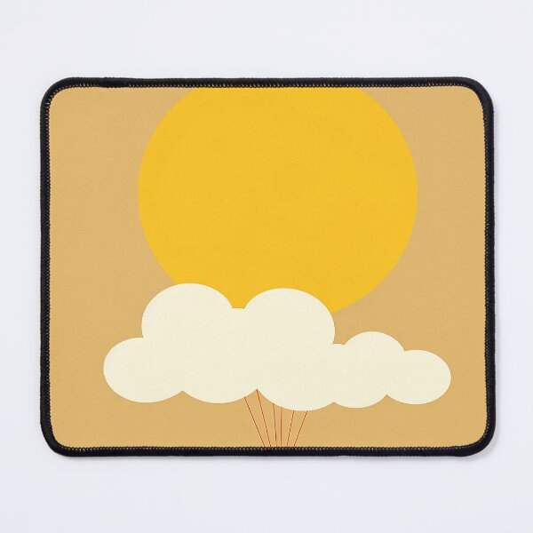 Item preview, Sun Behind Rising Parachute Clouds designed and sold by Lovegrass Prints.