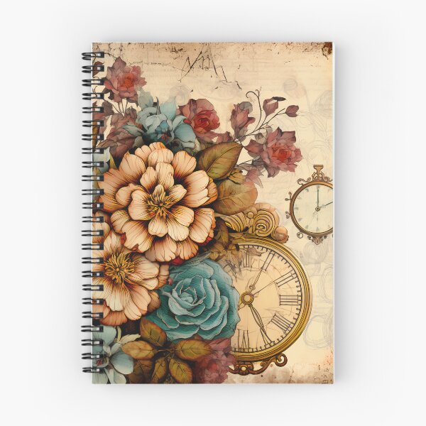 Item preview, Steampunk Flowers on old Manuscript designed and sold by BrandonArtWorld.