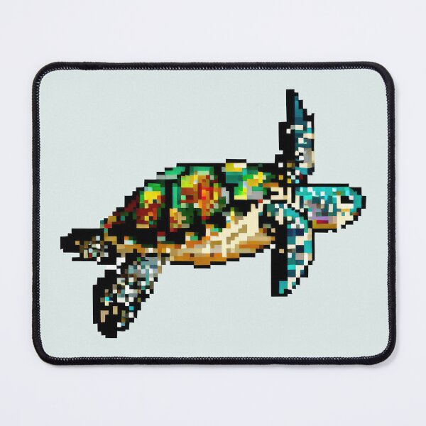 Item preview, Pixel Art Sea Turtle - Ocean Explorer designed and sold by pocketart2023.