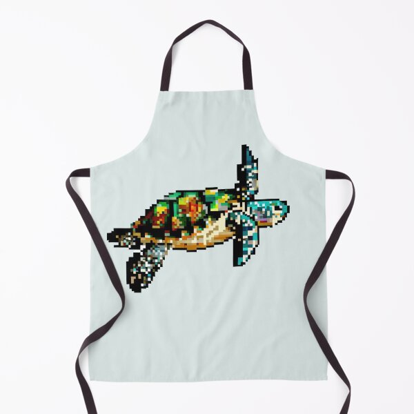 Item preview, Pixel Art Sea Turtle - Ocean Explorer designed and sold by pocketart2023.