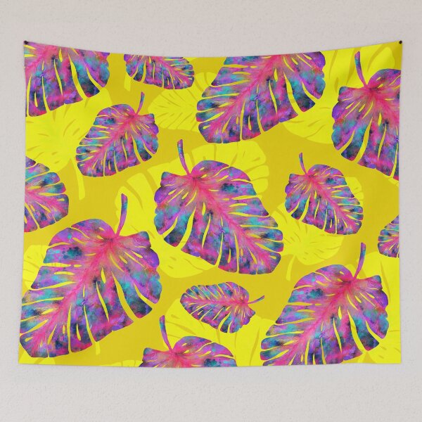 Item preview, Neon Leaf [Monstereo] on Mustard Yellow designed and sold by RC-aRtY.