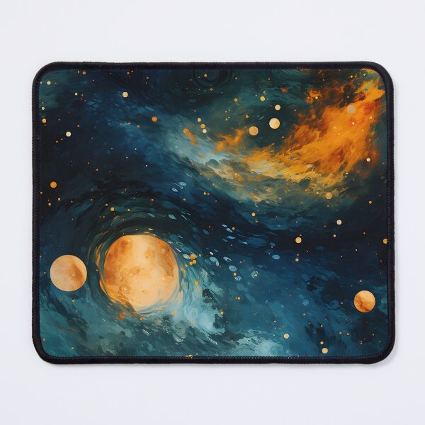 Item preview, Van Gogh Starry Night Outer Space Pattern 7 designed and sold by DigitalPatternx.