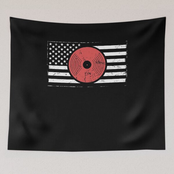 Item preview, American Flag | Vinyl Record DJ Turntable designed and sold by Jam Jar.