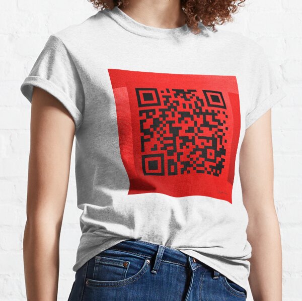 Qr Code Art T Shirts Redbubble - roblox lil tecca ransom code