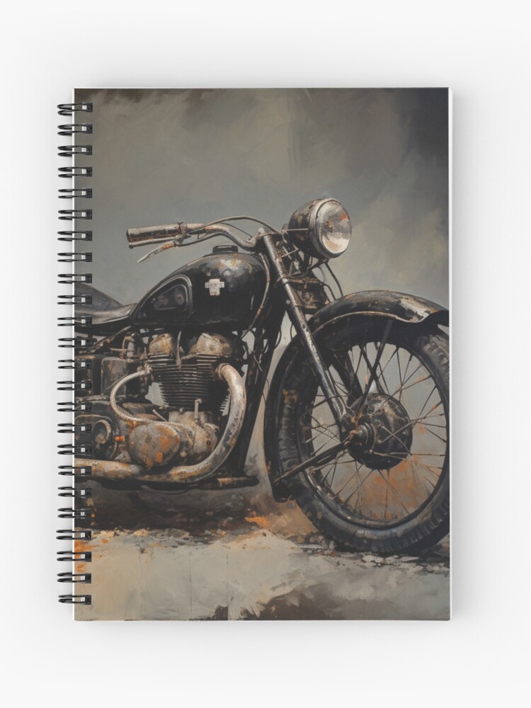 Motorcycle oil painting outlet