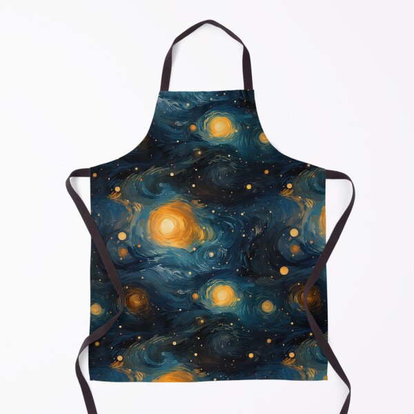 Item preview, Van Gogh Starry Night Outer Space Pattern 8 designed and sold by DigitalPatternx.