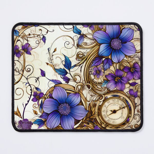 Item preview, Steampunk Flowers on old Manuscript designed and sold by BrandonArtWorld.
