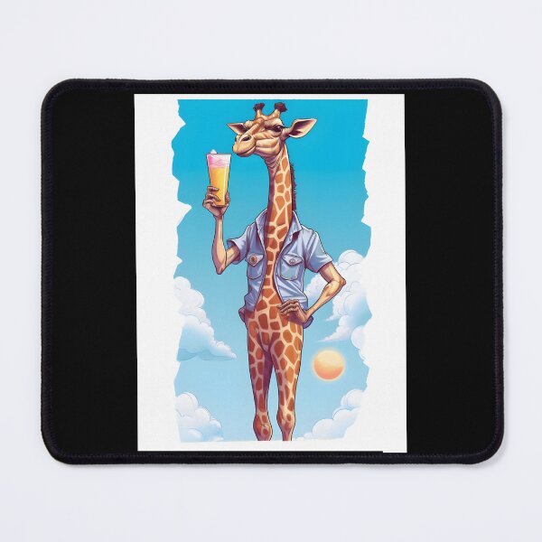 Item preview, A goofy giraffe made in MidJourney designed and sold by WestfallNeva.