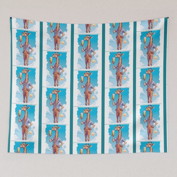 Item preview, A goofy giraffe made in MidJourney designed and sold by WestfallNeva.
