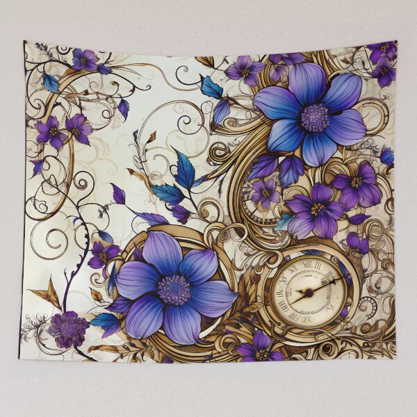 Item preview, Steampunk Flowers on old Manuscript designed and sold by BrandonArtWorld.