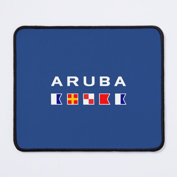 Item preview, Aruba Maritime Nautical Signal Flags Dark Color designed and sold by TinyStarAmerica.