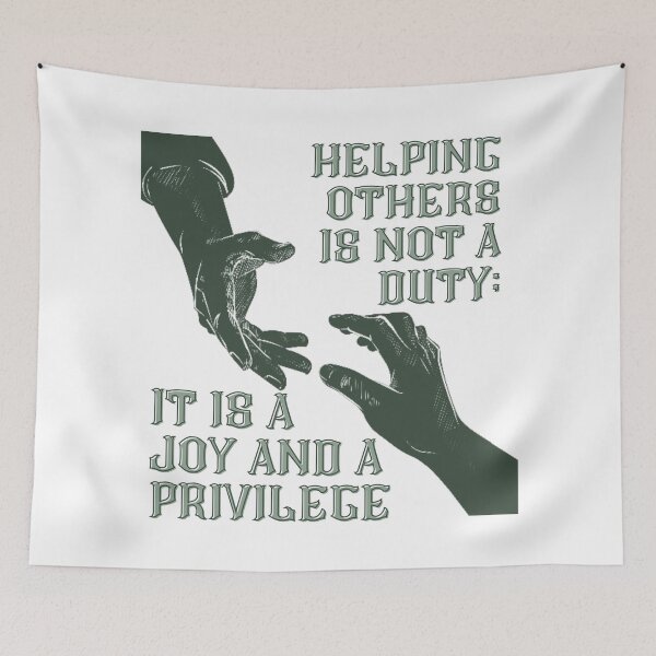 Item preview, Helping others is not a duty; it is a joy and privilege designed and sold by Hiremeamerica.