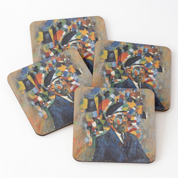 Item preview, Abstract painting of Theodor Herzl designed and sold by ArthurVandelay.