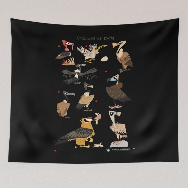 Item preview, Vultures of India Greeting Card 	 designed and sold by uwlkvacl5.