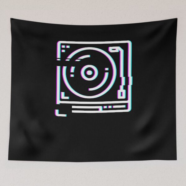 Item preview, Retro Glitch Vinyl Record DJ Turntable designed and sold by Jam Jar.