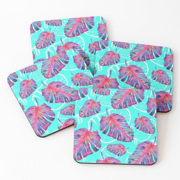Item preview, Neon Leaf [Monstereo] on Aqua Blue designed and sold by RC-aRtY.
