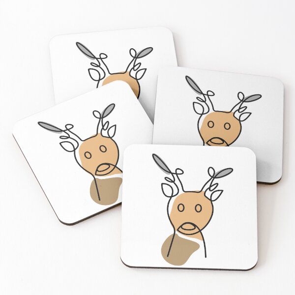 Item preview, line art sambar dear designed and sold by GSJGROUP.