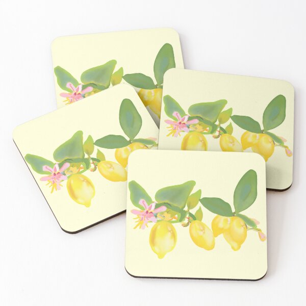 Item preview, Lemon Design: A Watercolor Citrus Pattern, Lemon Design Illustration, Lemons designed and sold by minkymoodesigns.