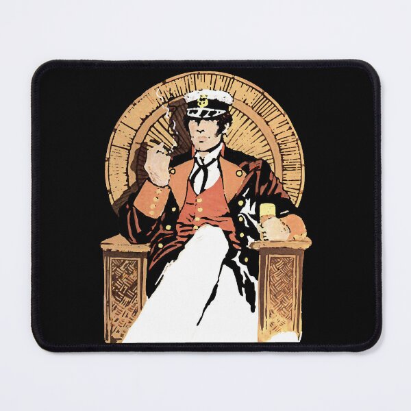 Item preview, corto maltese,corto,comic,european comic,sailor,malta,hugo pratt,adventures,captain,chair,watercolor designed and sold by WestfallNeva.