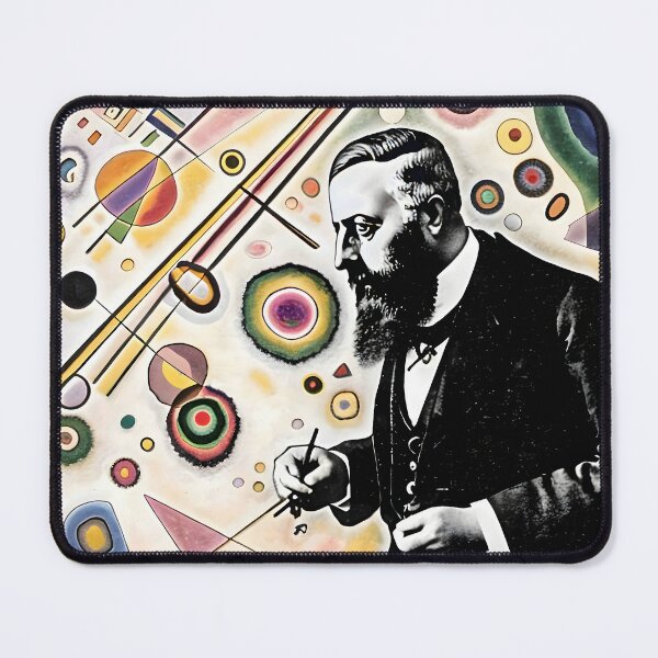Item preview, Abstract painting of Theodor Herzl designed and sold by ArthurVandelay.