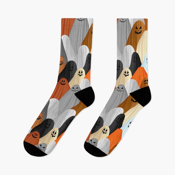 Item preview, Halloween 2023 Ghost Pattern Smile Scary Design shirts decor popular demand designed and sold by SandaArtDesign.