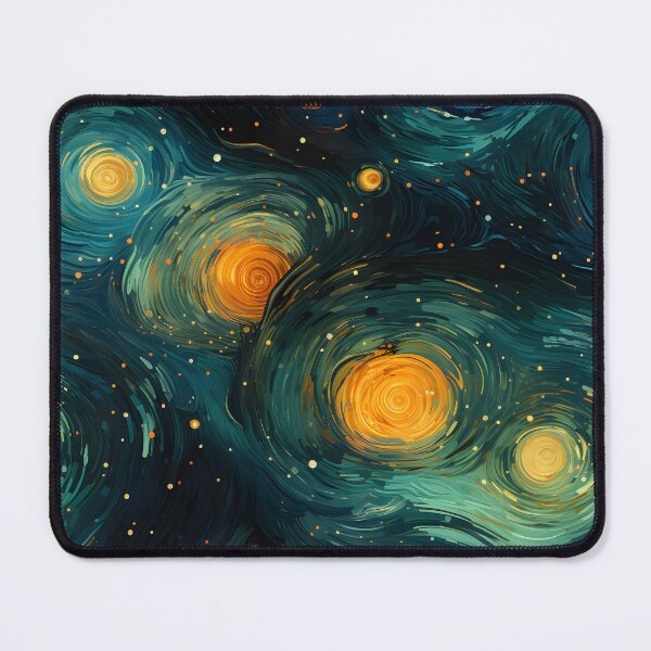Item preview, Van Gogh Starry Night Outer Space Pattern 9 designed and sold by DigitalPatternx.