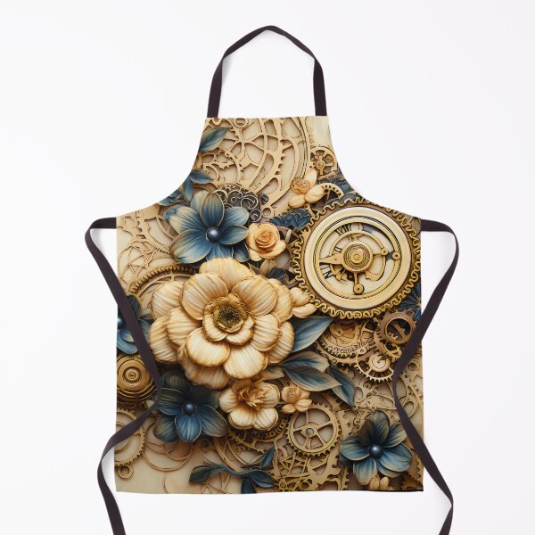 Item preview, Steampunk Flowers on old Manuscript designed and sold by BrandonArtWorld.