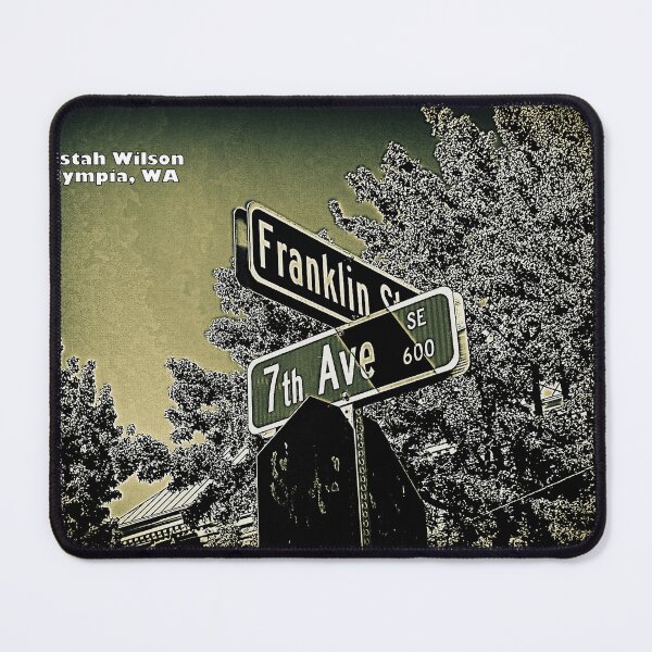 Item preview, Franklin Street & 7th Avenue Southeast, Olympia, Washington designed and sold by The Street Sign Store.