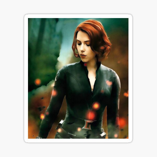 Black Widow Scarlett Johansson Movie Poster Art Print - Poster