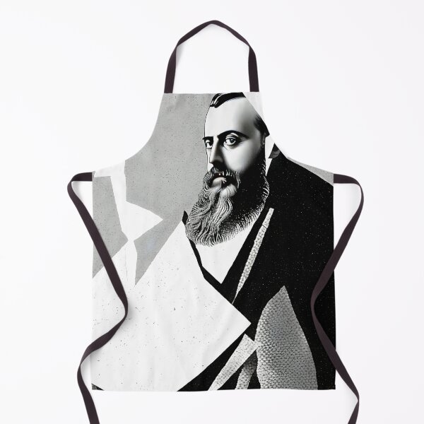 Item preview, Abstract painting of Theodor Herzl designed and sold by ArthurVandelay.