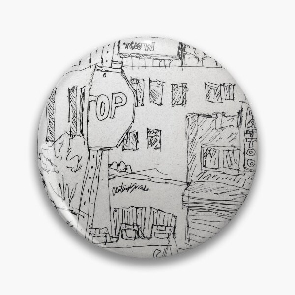 Item preview, "Sketch of Melrose" designed and sold by HuzzaCreative.