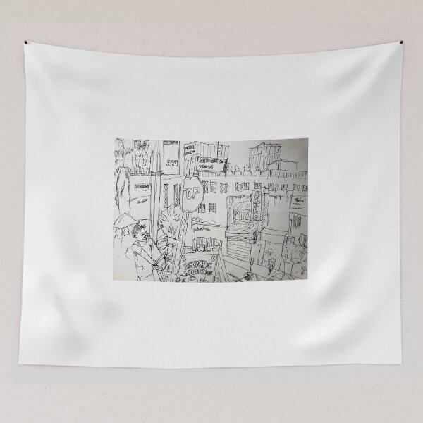 Item preview, "Sketch of Melrose" designed and sold by HuzzaCreative.