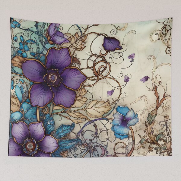 Item preview, Steampunk Flowers on old Manuscript designed and sold by BrandonArtWorld.