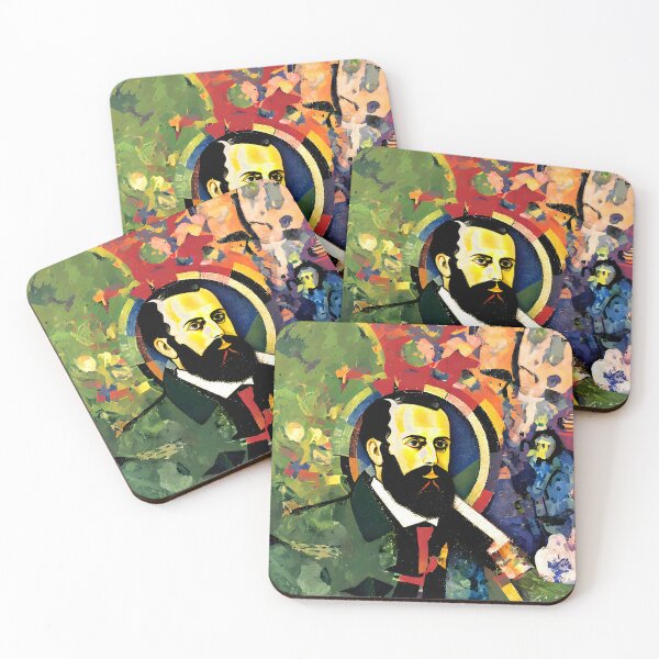 Item preview, Copy of Abstract painting of Theodor Herzl designed and sold by ArthurVandelay.