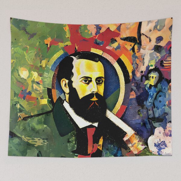 Item preview, Copy of Abstract painting of Theodor Herzl designed and sold by ArthurVandelay.