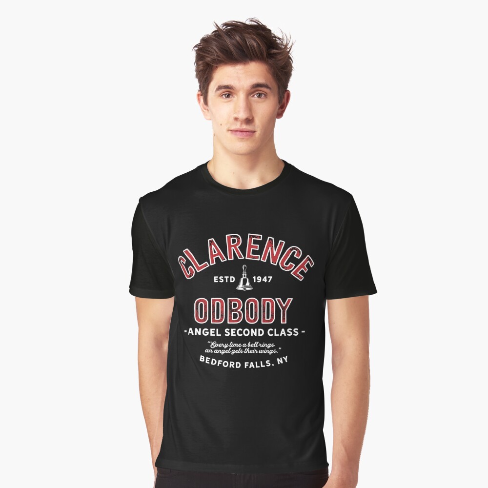 It's a Wonderful Life, Classic Christmas Movie, Clarence Odbody, Angel 2nd Class, Straight out of Bedford Falls, NY, Everyone loves Clarence  Classic T-Shirt