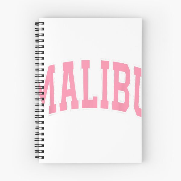 Item preview, Preppy Varsity Style Pink Malibu California T-Shirt	 designed and sold by DewDraws.