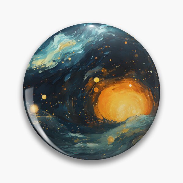 Item preview, Van Gogh Starry Night Outer Space Pattern 10 designed and sold by DigitalPatternx.