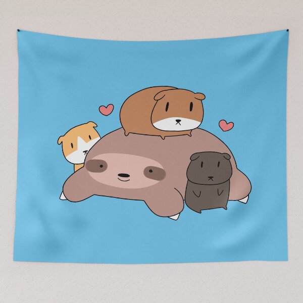 Item preview, Sloth Loves Guinea Pigs designed and sold by SaradaBoru.
