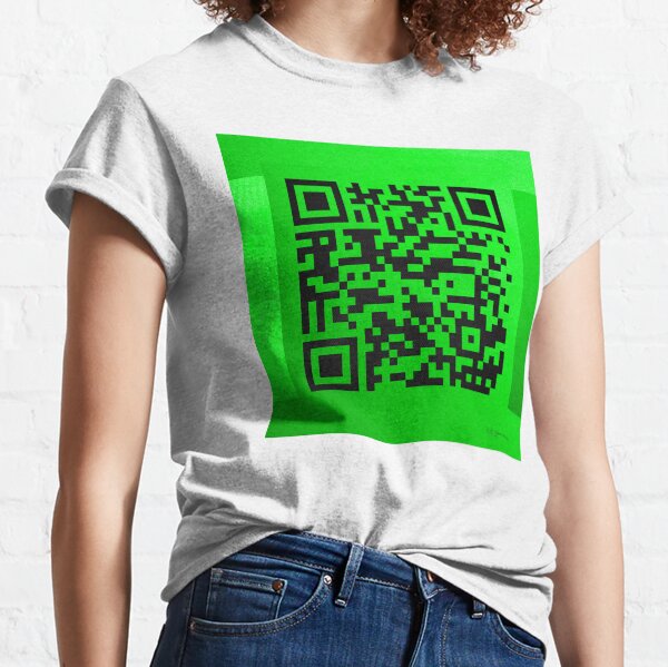 Qr Codes Art T Shirts Redbubble - t shirt elegante roblox png