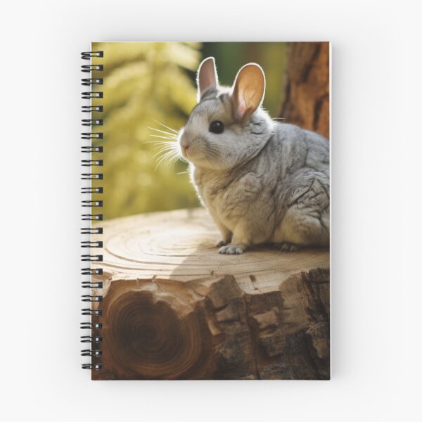 Item preview, Chinchilla on Tree Stump designed and sold by AerinDigital.