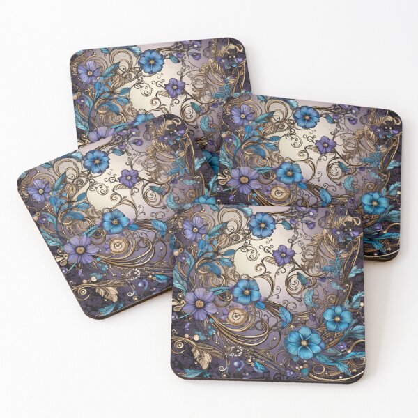 Item preview, Steampunk Flowers on old Manuscript designed and sold by BrandonArtWorld.