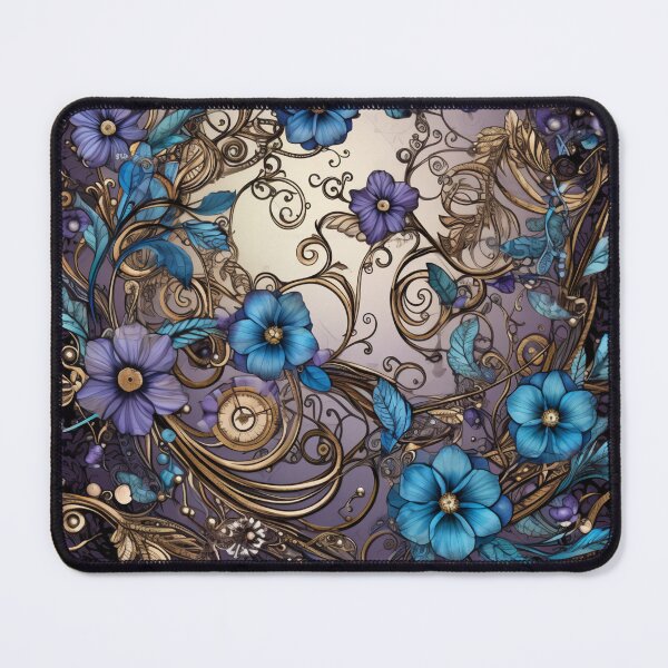 Item preview, Steampunk Flowers on old Manuscript designed and sold by BrandonArtWorld.