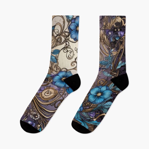 Item preview, Steampunk Flowers on old Manuscript designed and sold by BrandonArtWorld.